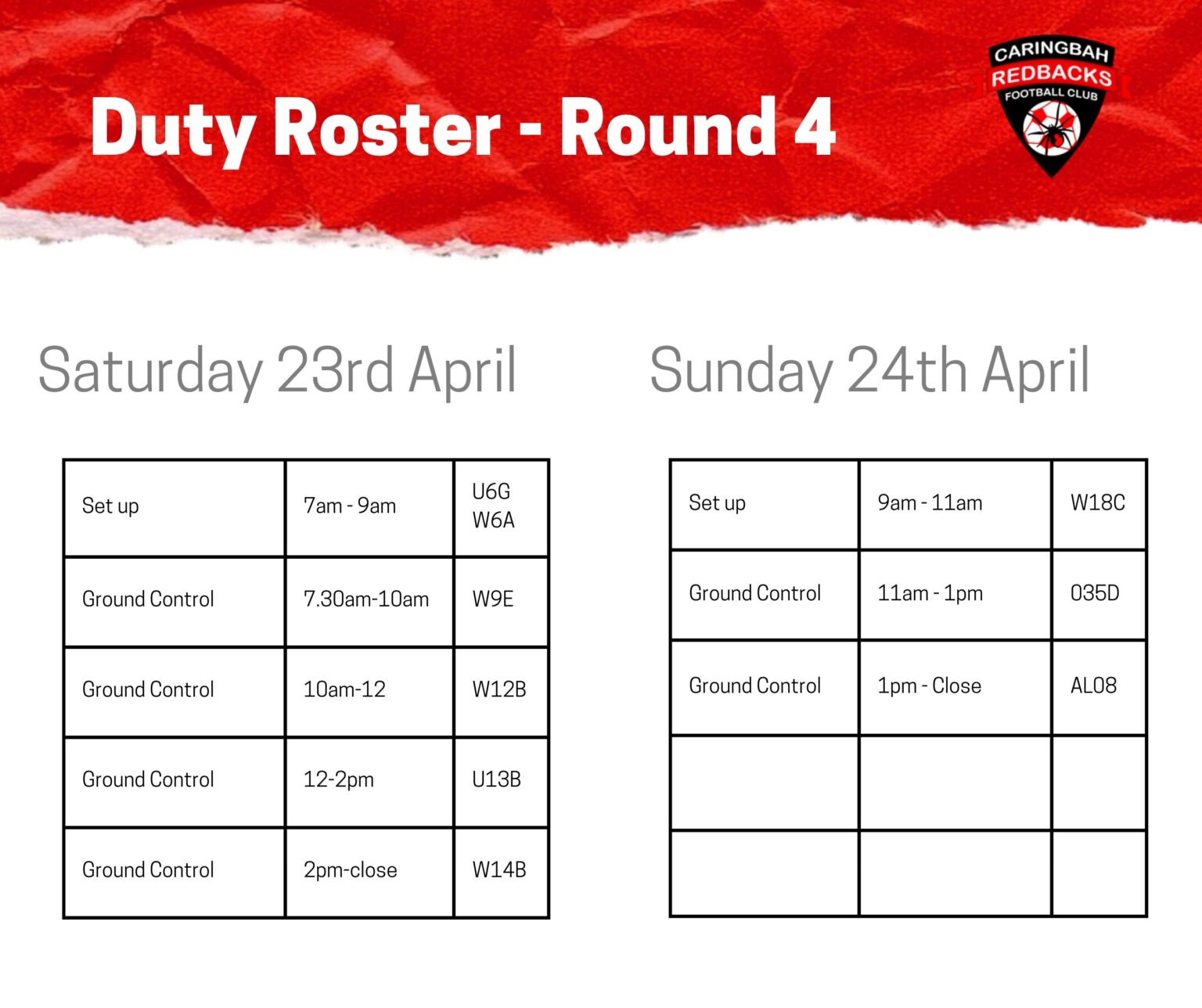 ground-control-duty-roster-2022-caringbah-redbacks-football-club